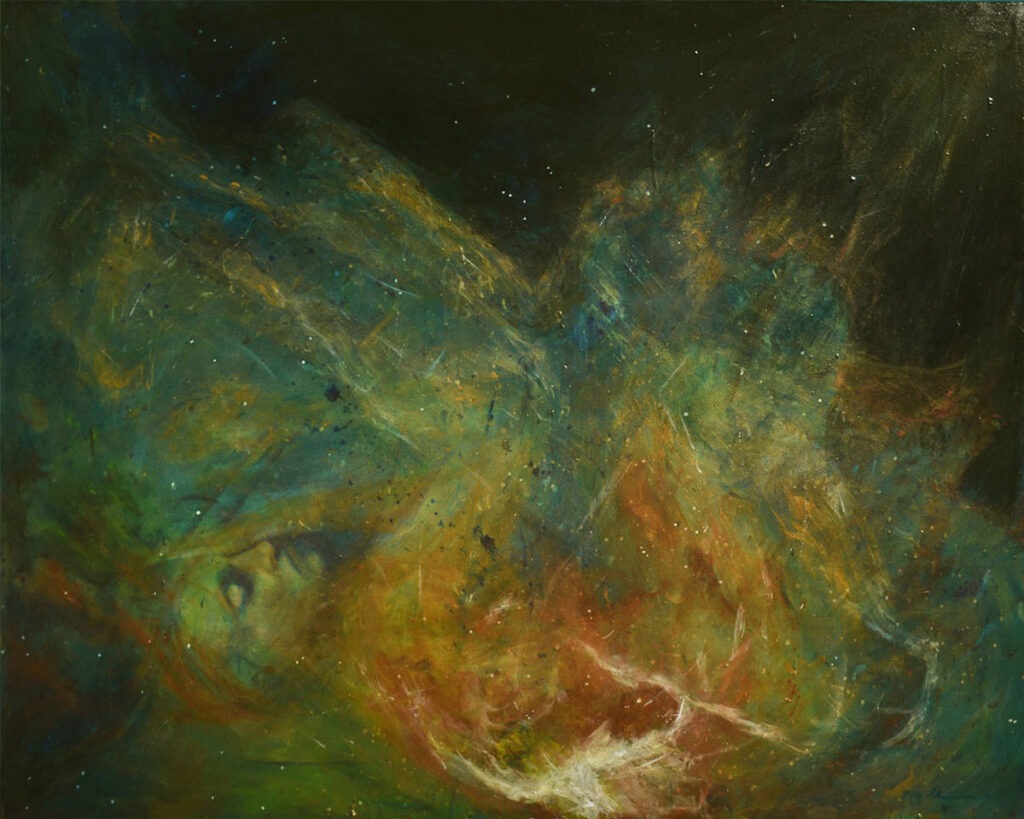 Courtney Dreaming Through the Orion Nebula