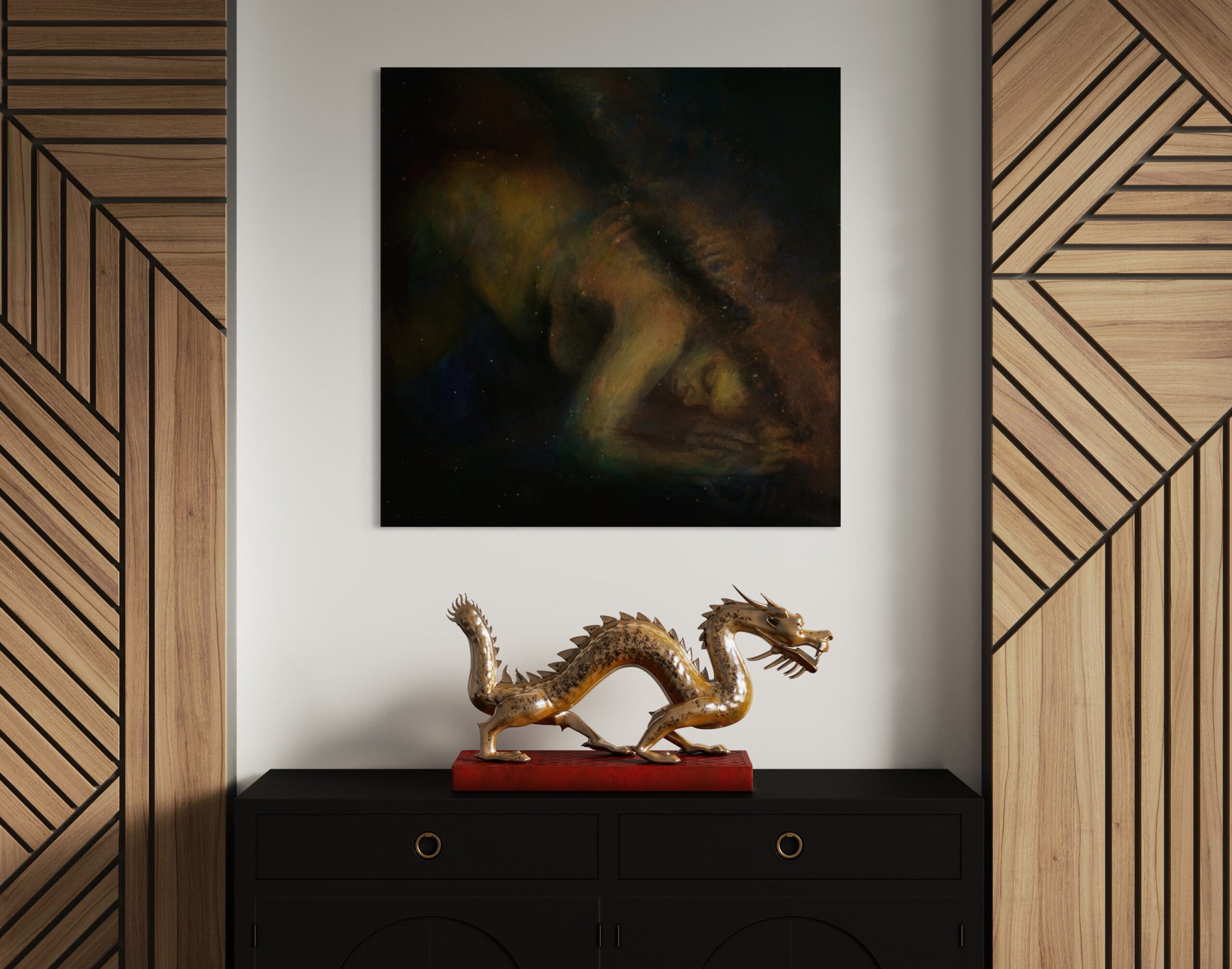 The healing powers of sleep, Billy Shannon's painting Self Healing view 4
